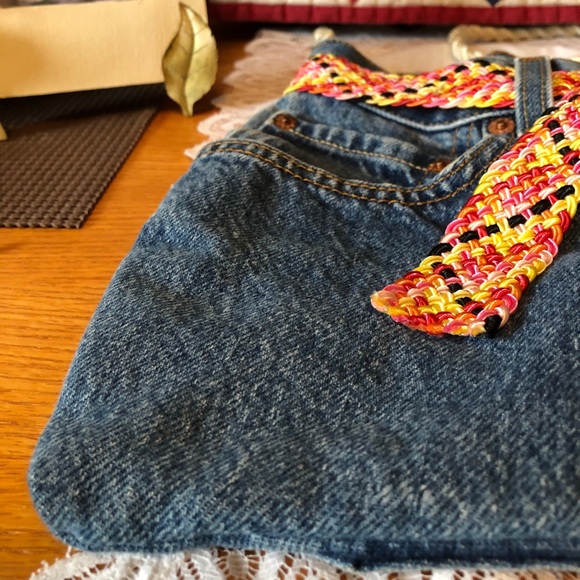 Purse made out of Levitz, with strap, Homemade, Great pattern❣️ - Picture 3 of 16